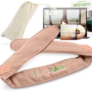 BACKLAXX® Akupressur-Headband gegen Migräne und Kopfschmerzen, Massage mit Tasche, Beauty-Pflege, Rosa