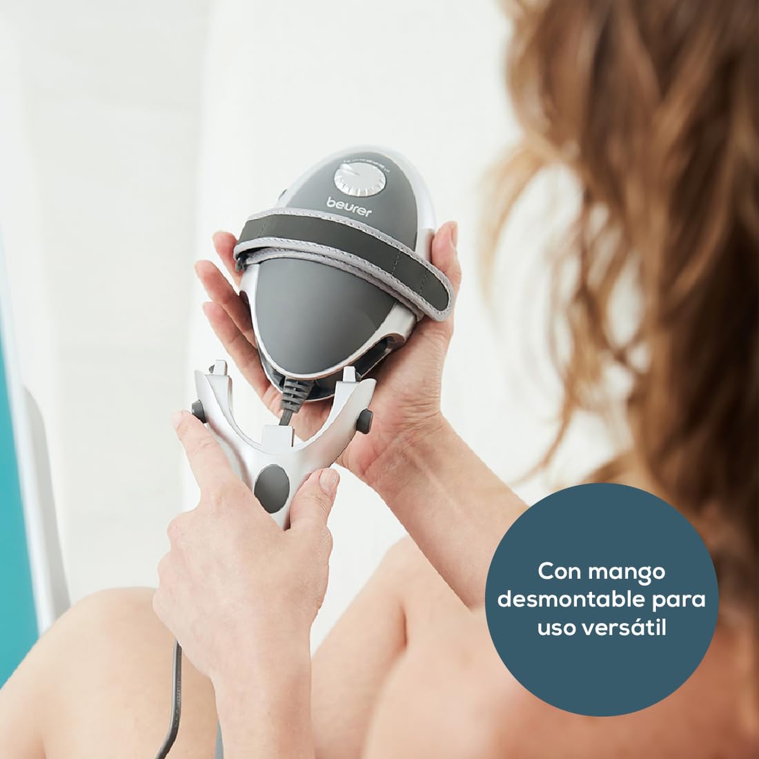 Beurer MG 70 Infrarot Massagegerät mit Klopffunktion und Wärme für Rücken, Nacken