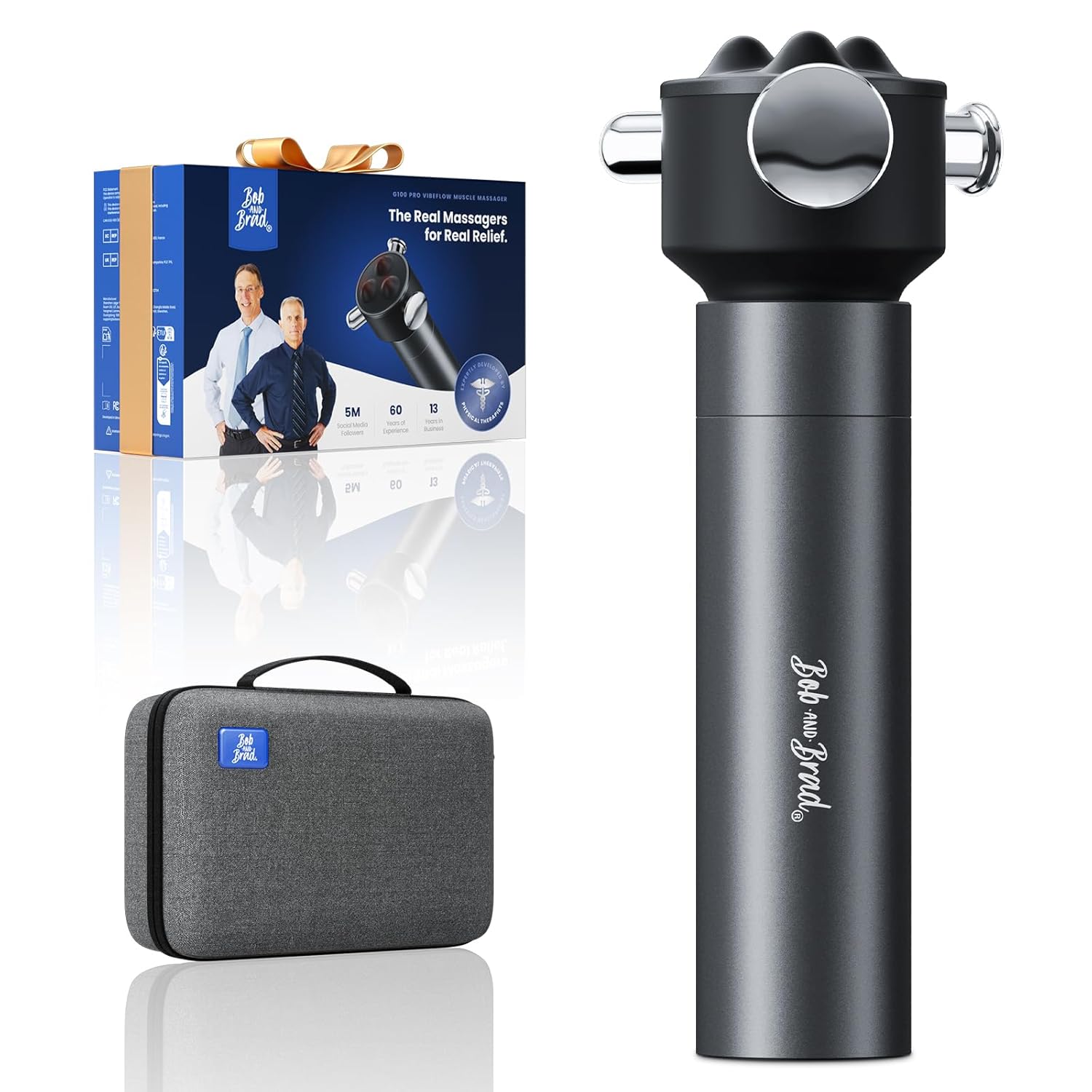 BOB AND BRAD VibeFlow Massagegerät, 7.000 U/min, Tiefenmassage, elektrisch, Handmassagegerät für den ganzen Körper