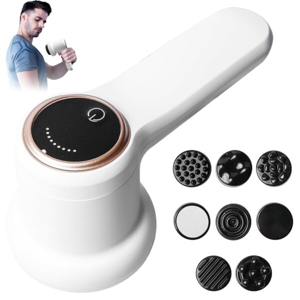 [Brand] Cellulite-Massager mit 8 Aufsätzen, elektrisch, fürs Anti-Cellulite-Training