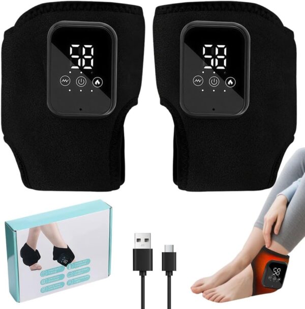 [Brand] Fußmassagegerät 3 Modi 3 Heizstufen Kabellose Knöchelmassage