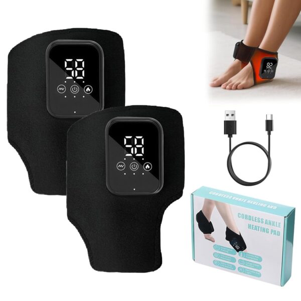 [Brand] Fußmassager mit 3 Modi, 5 Heizstufen, Touchscreen, USB-Ladung