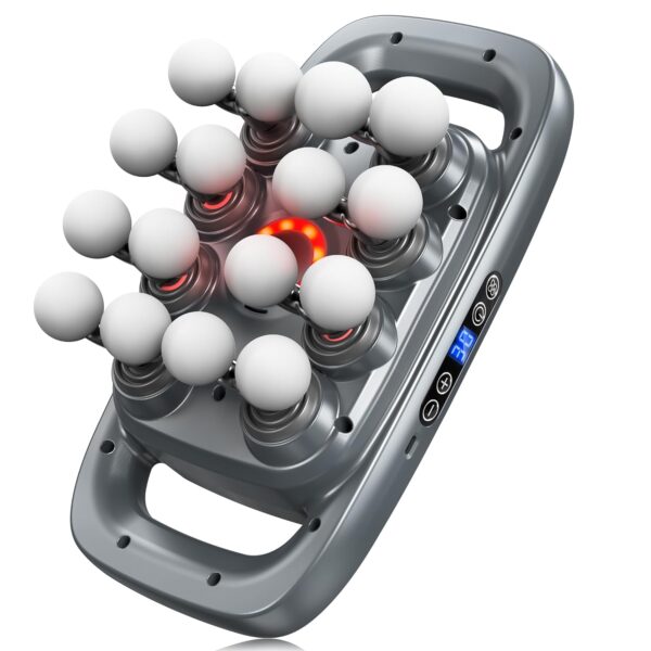 [Brand] Massagepistole 16 Aufsätze 30 Geschwindigkeiten Rotlicht-Therapie