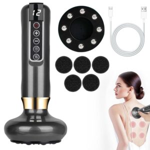 Cellulite-Massager, 12-Geschwindigkeits-Cupping-Gerät zur Meridianreinigung, Handmassagegerät, Anti-Cellulite-Massager, elektrisches Cellulite-Gerät für Bauch, Taille, Arme,...