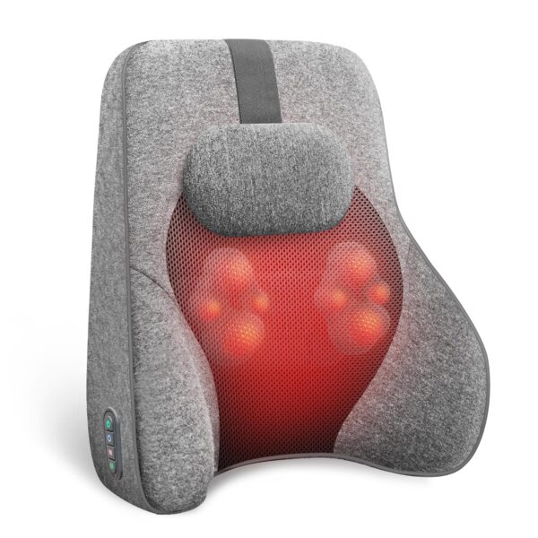 COMFIER Shiatsu Rückenmassagekissen mit Wärme & elektrischer Massage