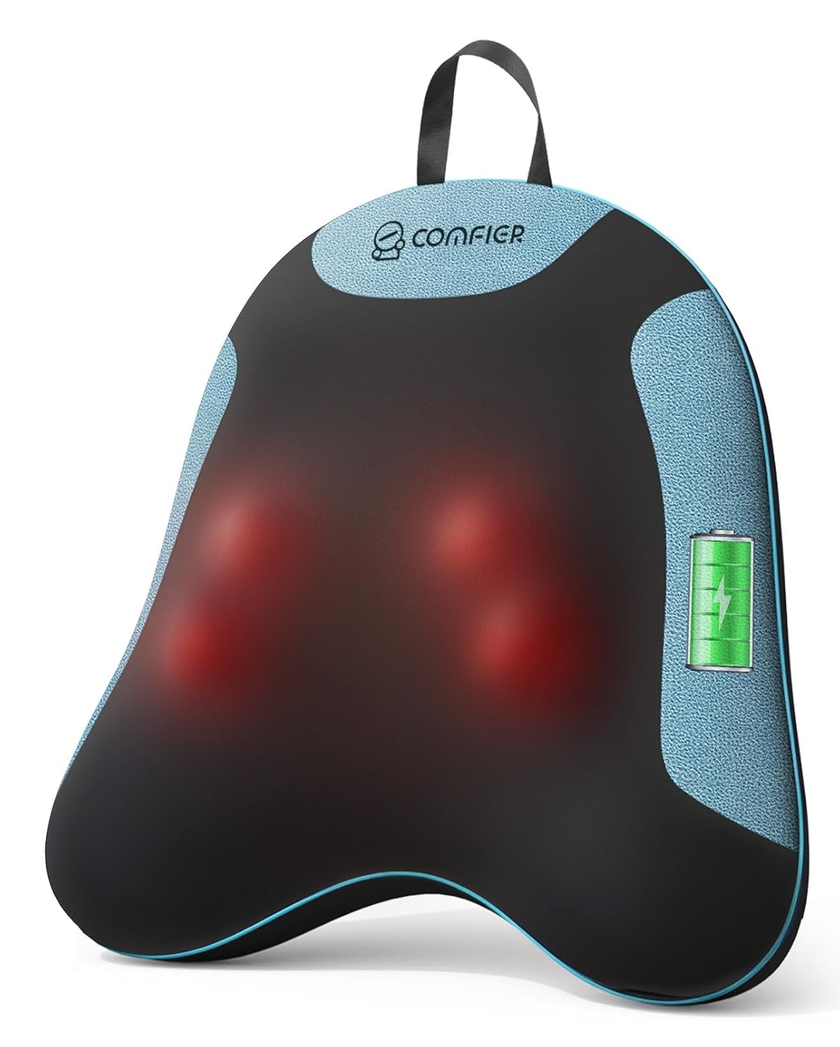 COMFIER Shiatsu Rückenmassagekissen mit Wärmefunktion für Nacken und Schultern