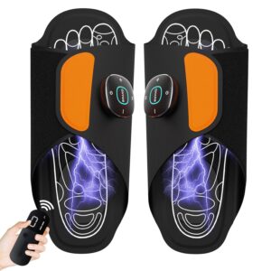 EMS Fußmassager Schuhe, 7 Modi, Fernbedienung, Schmerzlinderung, Kreislaufunterstützung, tragbar