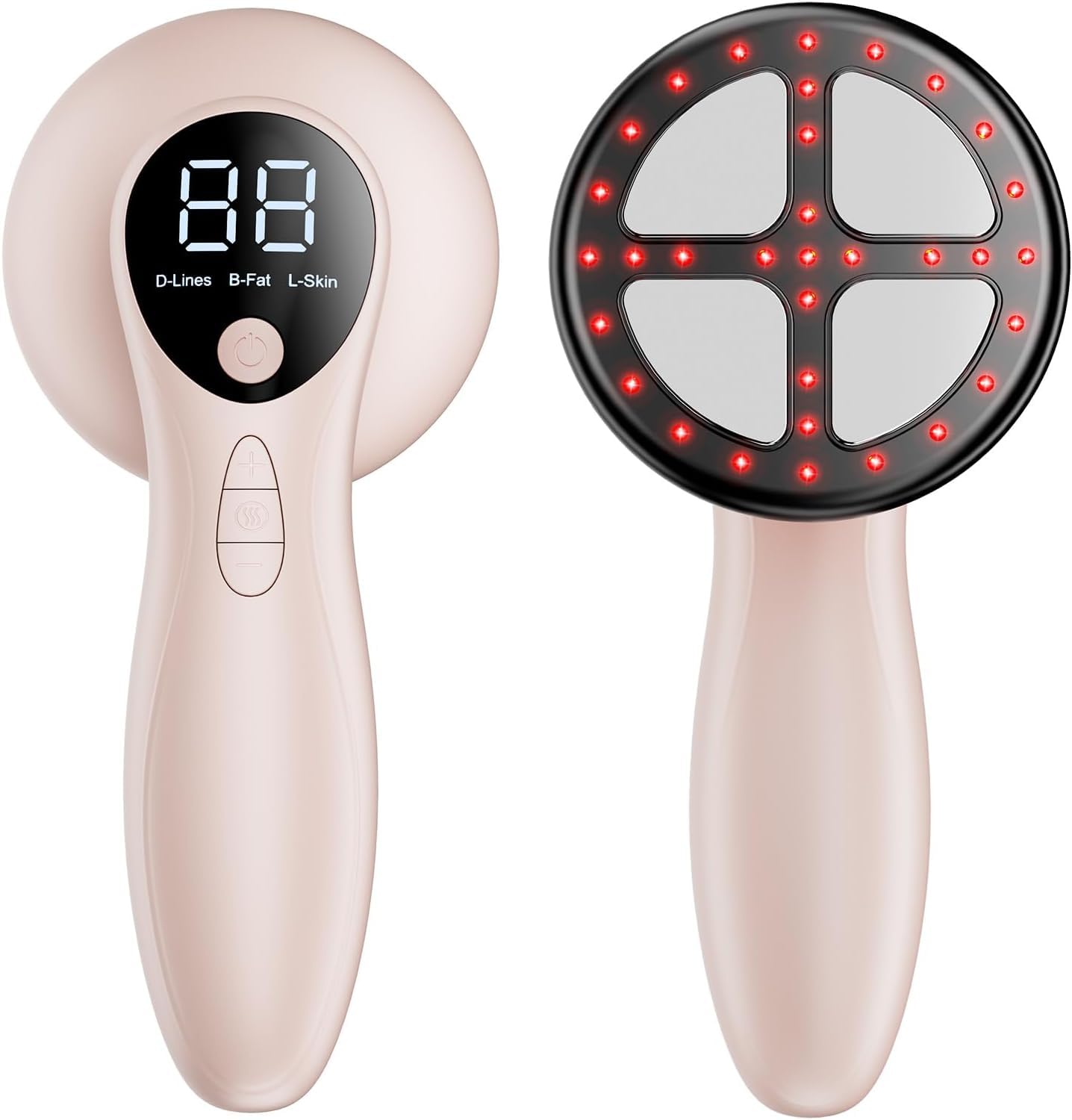 Massager Cellulite-Massagegerät mit 4 Köpfen für Bauch, Beine, Po
