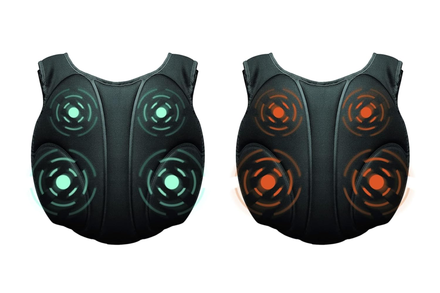 Maximex Massagegerät Rücken Hals 4 Funktionen 23,5 x 35 x 17 cm