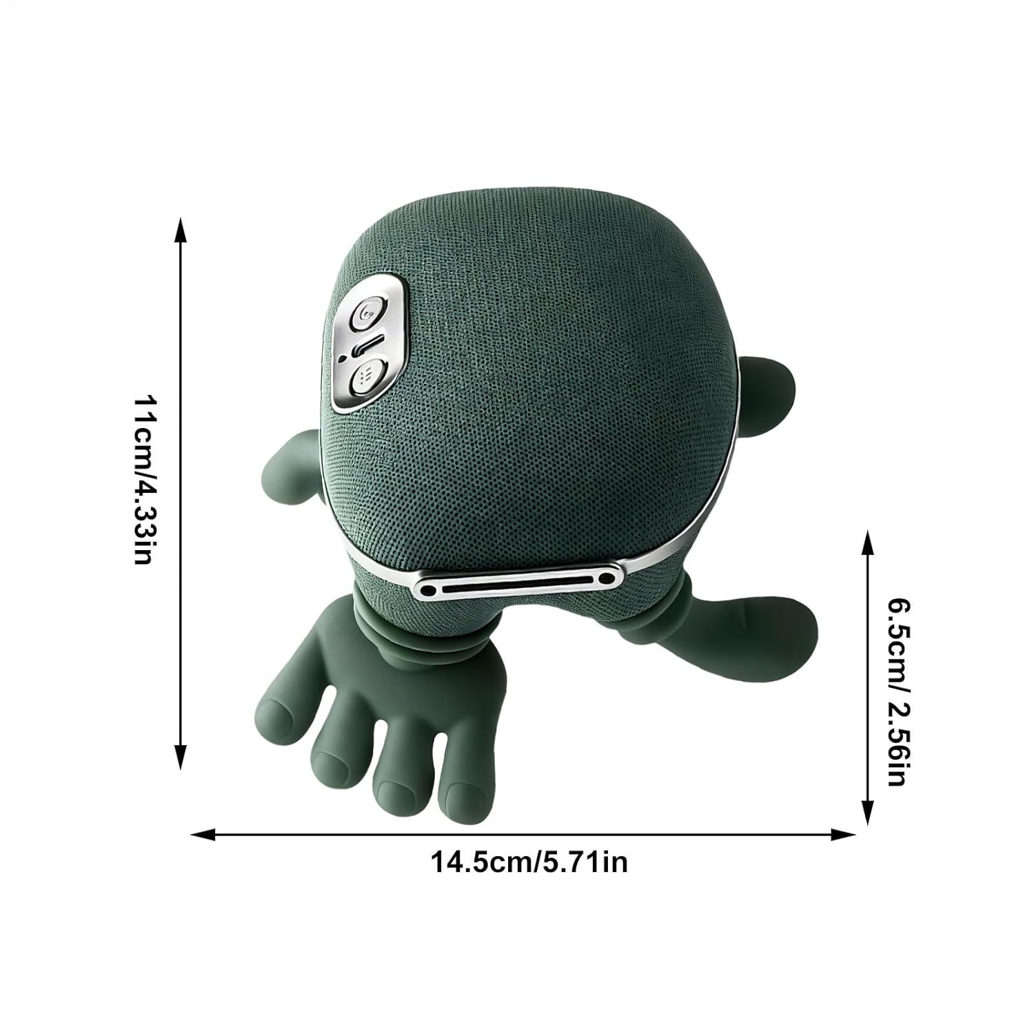 Neck Massager mit Wärme: 4D elektrische Massage für tiefenwirksame Muskelentspannung, wiederaufladbar