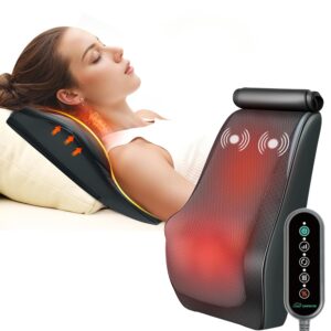 Snailax 4D Shiatsu Nackenmassagekissen mit Wärme und Vibration