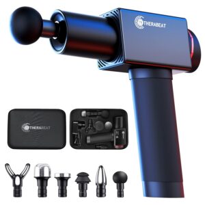 Therabeat Massagepistole 6 Intensitätsstufen 6 Aufsätze Präzisionsmassagegerät