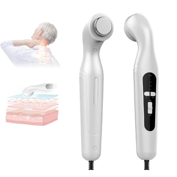Ultrasonic Therapiegerät Tragbarer Ultraschall-Massager, CPU-gesteuert, 3 Intensitätsstufen, Timer 5/10/15 Min